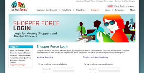 market force shopper login